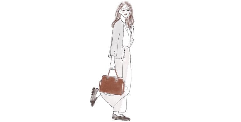 物件を探してる女性のイラスト（ATAYCブログ用）