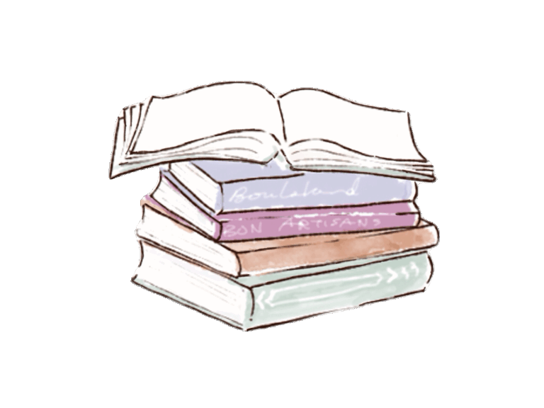 本を読んでインバウンドビジネスを学ぶ書籍のイラストATAYC