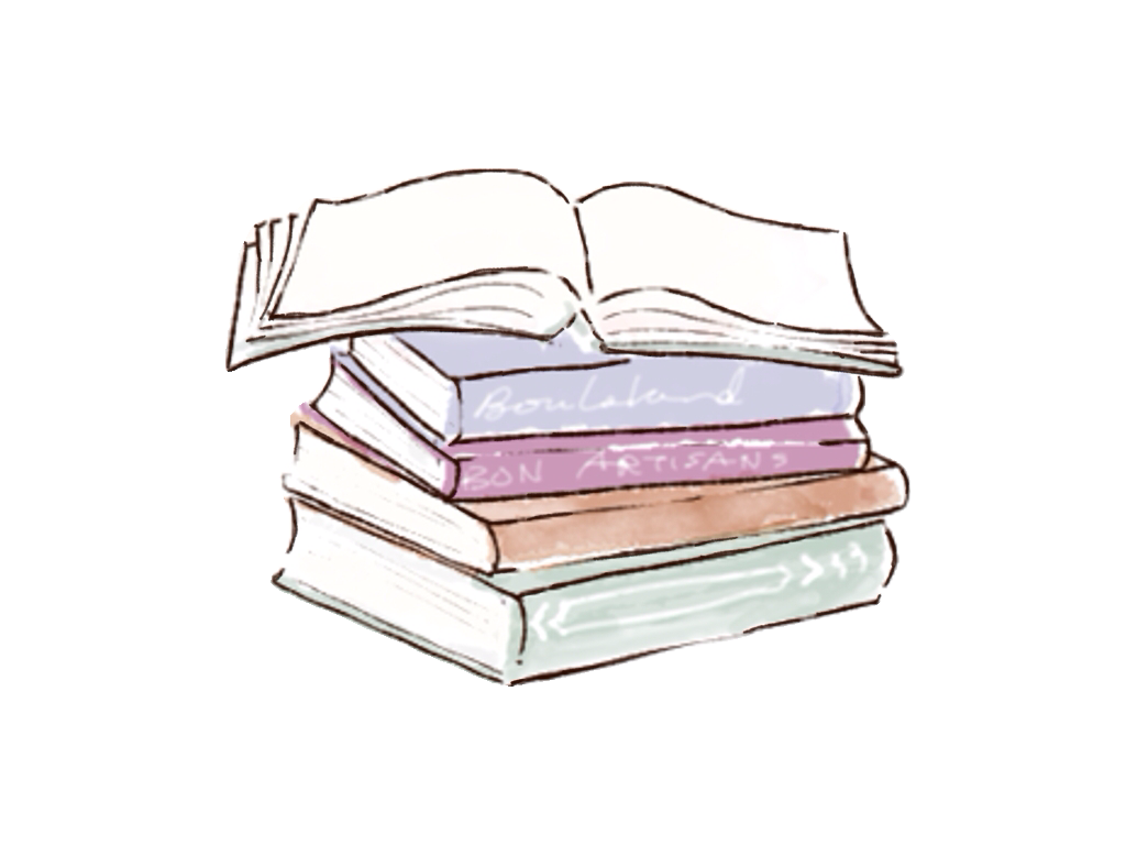 本を読んでインバウンドビジネスを学ぶ書籍のイラストATAYC