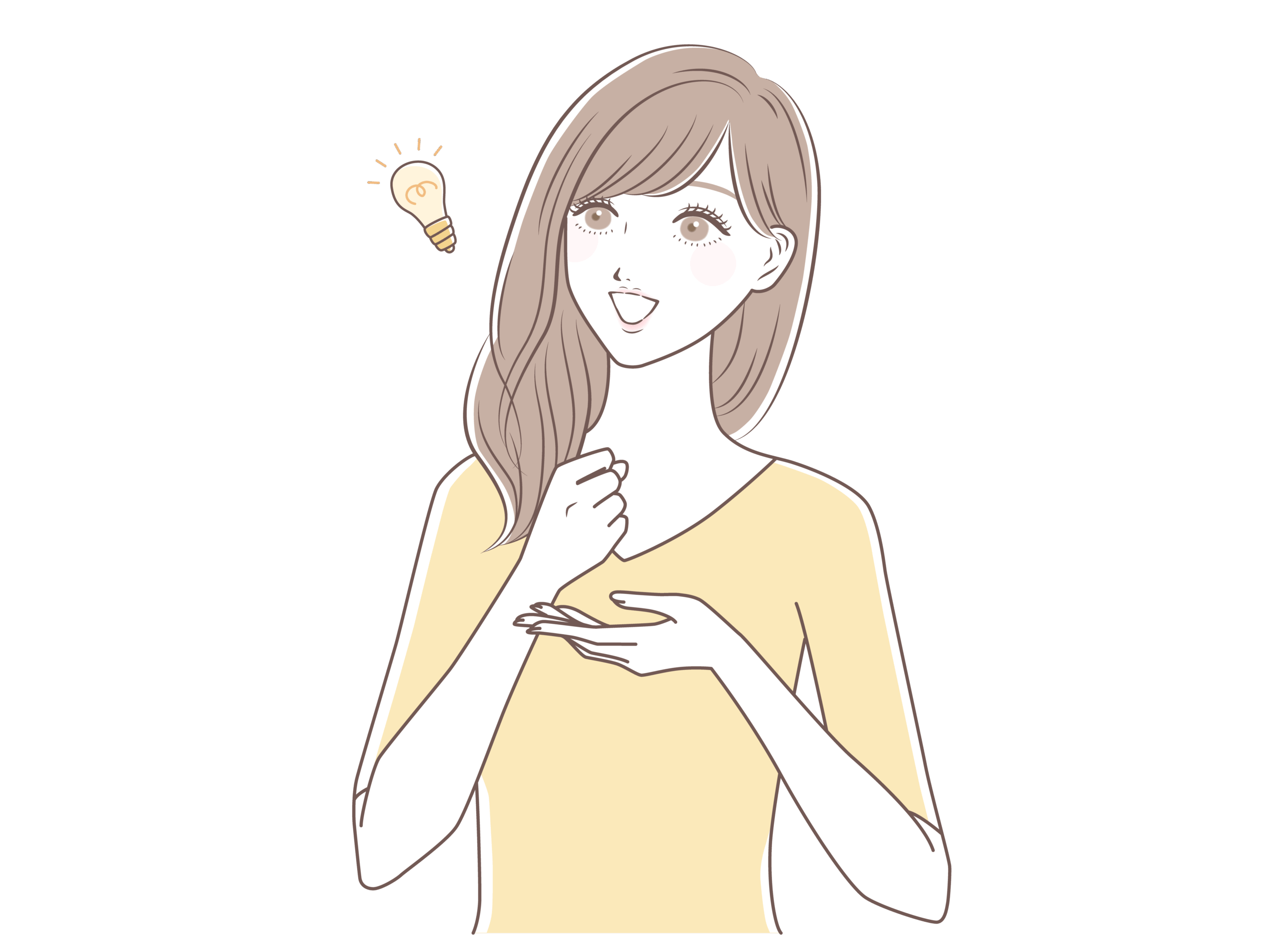 旅館を運営するにあたって試行錯誤してる女性のイラスト(ATAYC-イラスト)