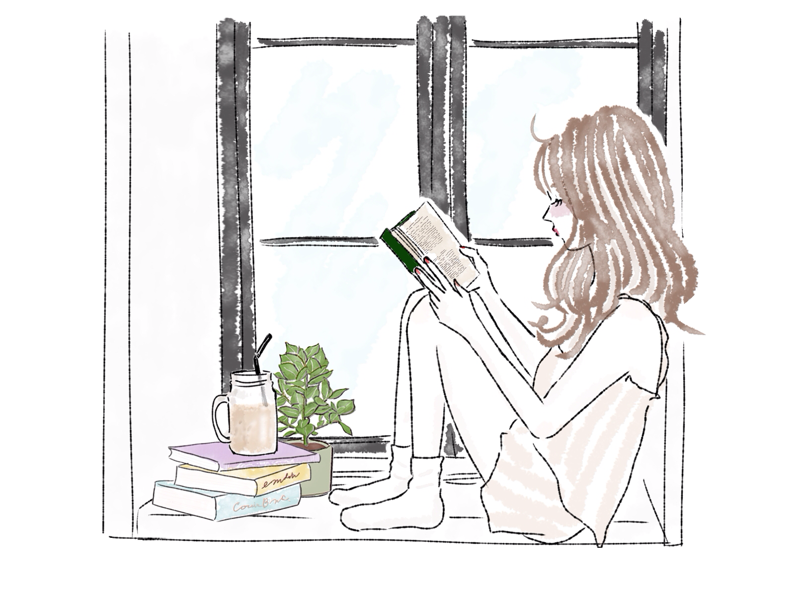 インフレと金利で土地価格はどう動くか考えてる女性ATAYCイラスト