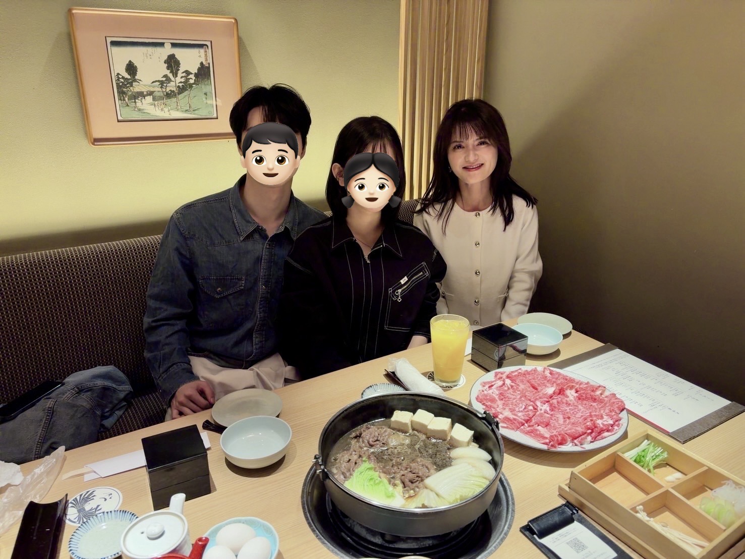 3ショットすき焼き