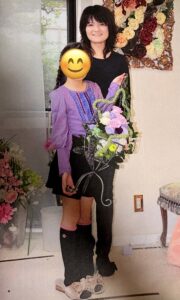 母と娘フラワーアレンジメント